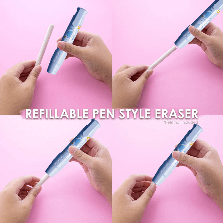 Mr. Pen- Eraser Refill, Erasers, Pack of 12, Eraser pen refills