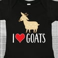 thumbnail image 4 of Inktastic Goat Cute I Love Goats Farm Animal Boys or Girls Baby Bodysuit, 4 of 5