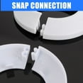thumbnail image 4 of YIEMEEN 10pcs Radiators Pipe Rosettes Heating Pipe Rosettes Radiators Pipe Covers for smooth Floor change & Dust Protections, 4 of 20