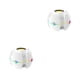 thumbnail image 2 of Monstrate Altavoz Tarjeta TF Radio 5.0 Compatible con Bluetooth Inalámbrico 800mAh RGB Mini Caja de sonido Interior Casa Oficina Reproductor de blanco 2Conjunto, 2 of 6