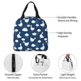 thumbnail image 3 of KLL Cute Goose On Blue Sky Print Insulated Lunch Bag Women, Reusable Cute Tote Lunch Box for Adult & Men, Leakproof Cooler Lunch Bags for Work Office Travel Picnic, 3 of 5