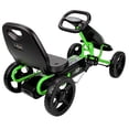 thumbnail image 5 of 509 Crew Air Jet Pedal Go Kart - Verde - Niños, gráficos deportivos en el carenado delantero, asiento ajustable, llantas de 4 radios con ruedas EVA de 10'', volante deportivo, Go Kart para niños a par, 5 of 5