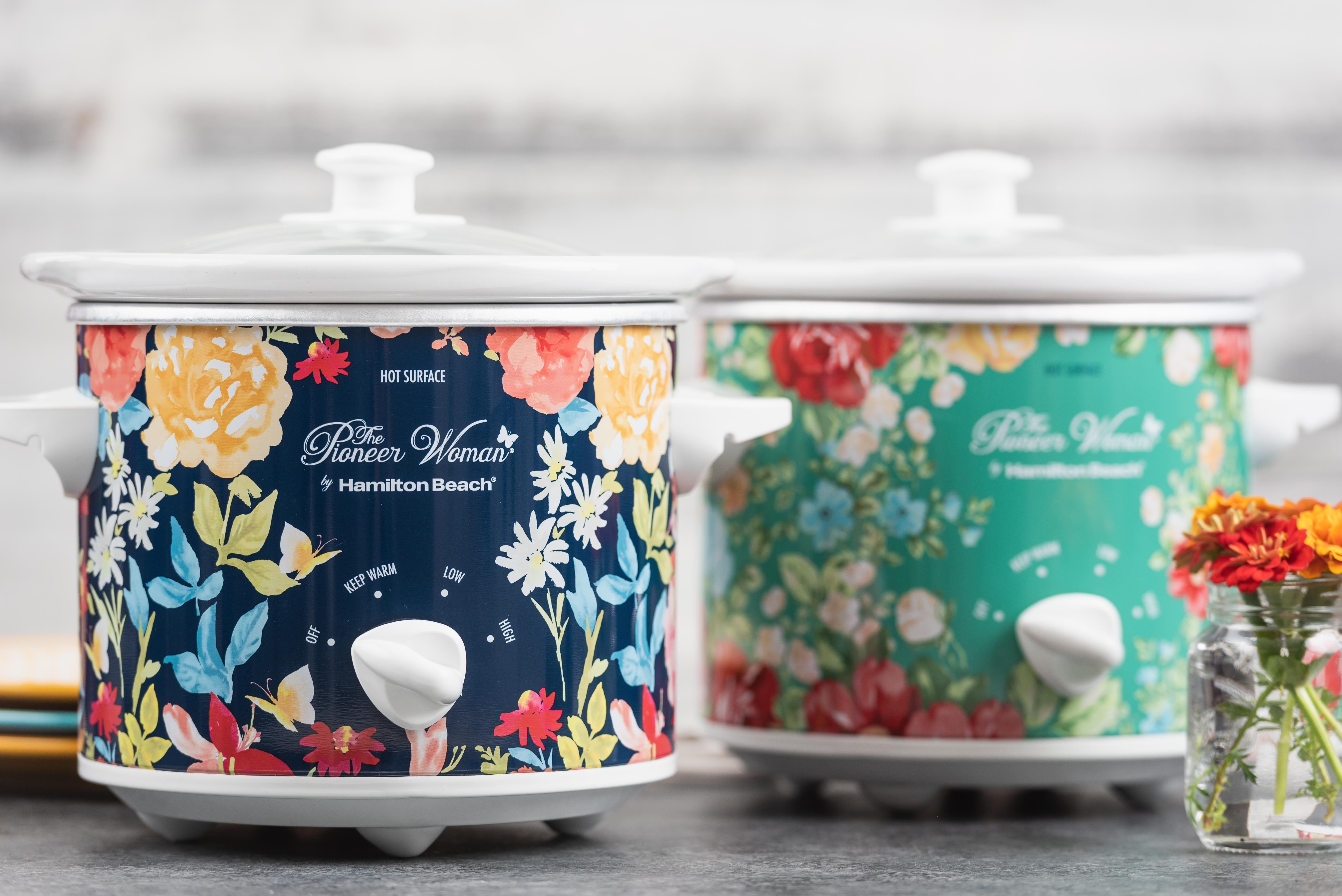 The Pioneer Woman Slow Cooker 1.5 Quart Twin Pack, Fiona Floral and Vintage Floral, 33016 - image 3 of 6