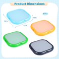 thumbnail image 3 of 4 Recipientes de Silicona para Almacenar Alimentos, Cajas Bento Herméticas para Frutas, Verduras y Comidas, 4 Colores., 3 of 5