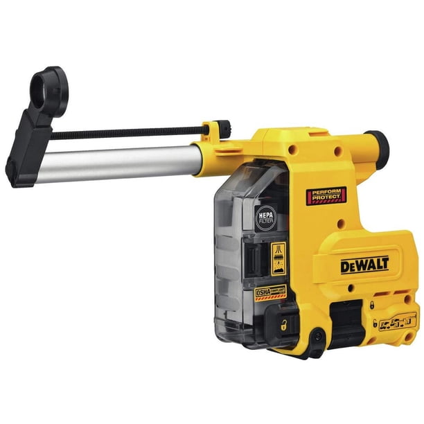 Extractor de Polvo DEWALT Negro para Martillos SDS Plus 1-1/8 Pulgadas