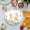 A-Paper Plate-20PCS-9in, variant on Easter Theme Disposable Tableware Set - Spring Flower and Bunny Patterns Plates Cups and Napkins for Party Supplies