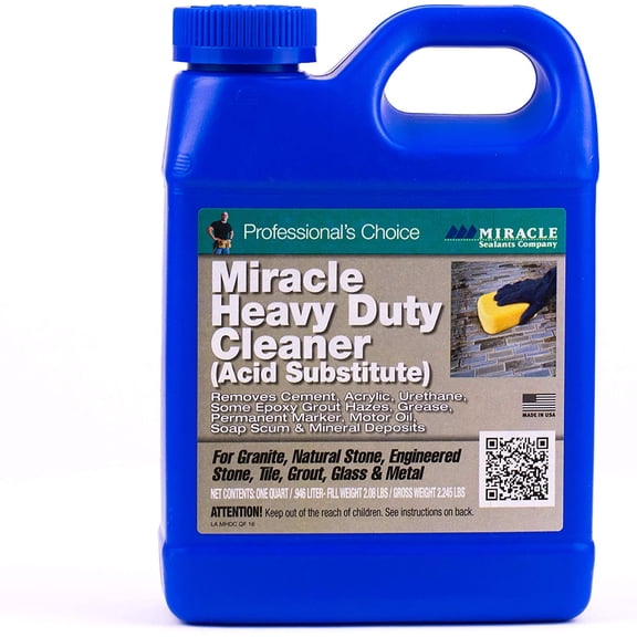 Miracle Sealants Miracle Heavy Duty Cleaner (Acid Substitute) Quart 32 oz