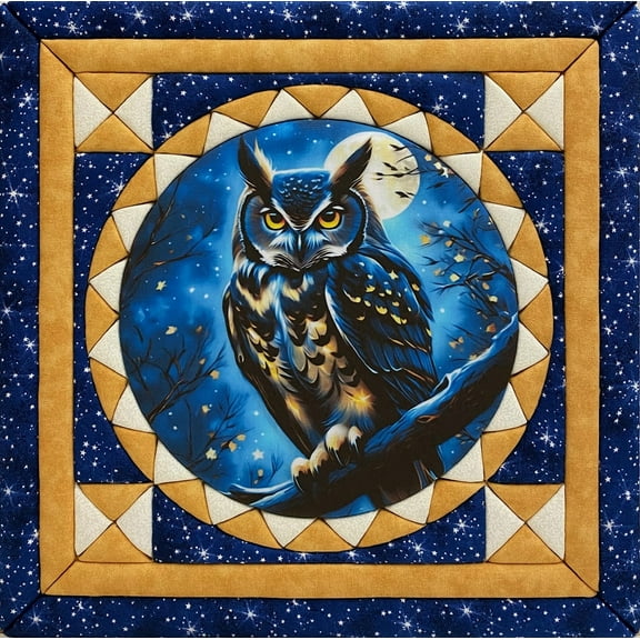 Quilt-Magic No Sew Wall Hanging Kit-Night Watch