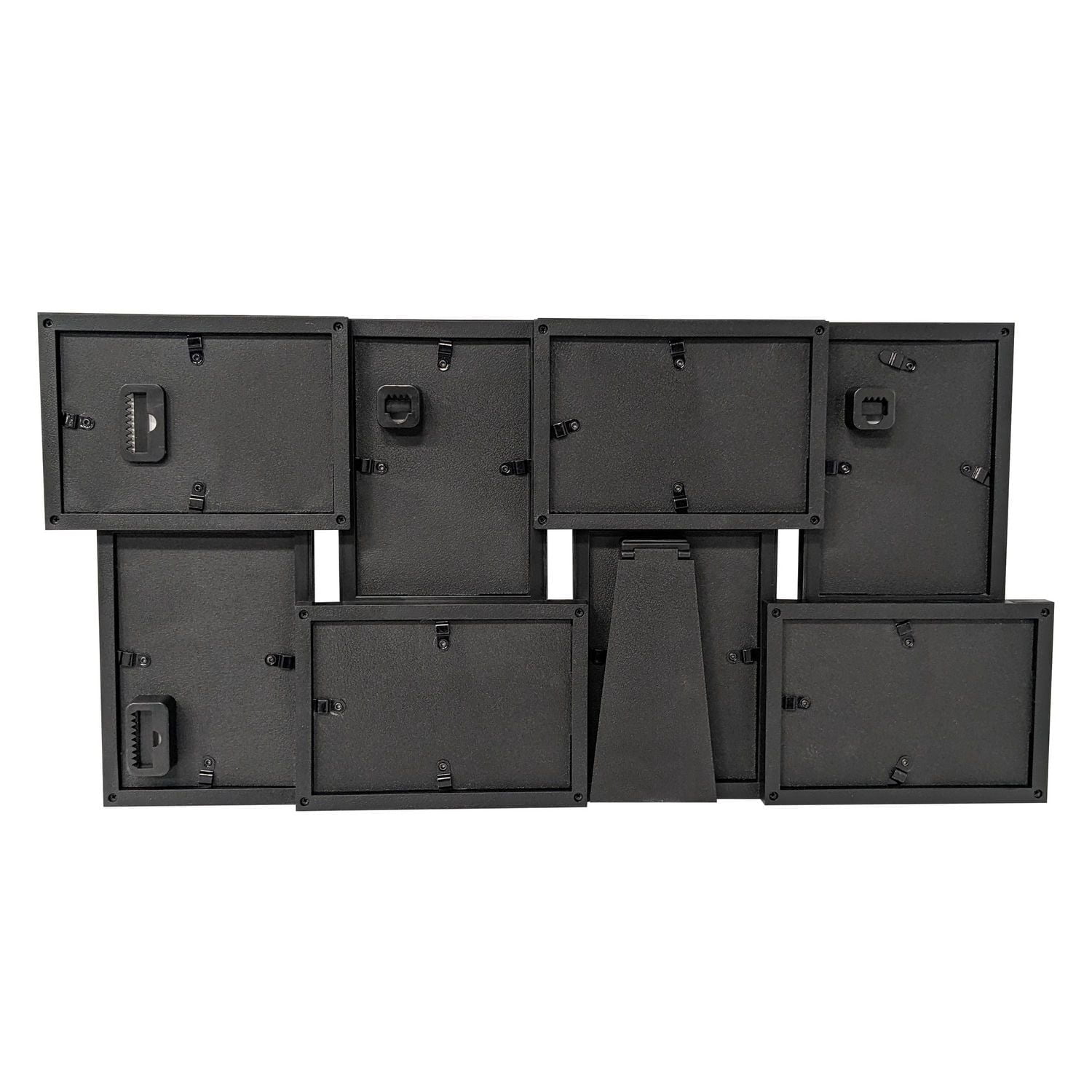 Cadre photo de collage de galerie linéaire à  8 ouvertures 4x6 de Hometrends, noir