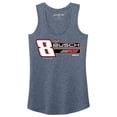 thumbnail image 2 of Women's Richard Childress Racing Team Collection Heather Navy Kyle Busch Racerback Tank Top, 2 of 3