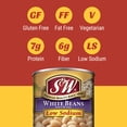 thumbnail image 4 of S&W White Beans - Navy Beans - Low Sodium - 15.5 oz. Can, 4 of 14