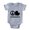 Heather Grey, variant on CafePress - Peace Love Labradoodle. - Cute Infant Baby Football Bodysuit