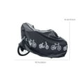 thumbnail image 3 of Yunuuuoa 1 Packs **Waterproof Bike Cover Motorcycle Rain Cover UV Protection Outdoor All-Weather Durable Lightweight Polyethylene Storage Travel Dustproof**, 3 of 6