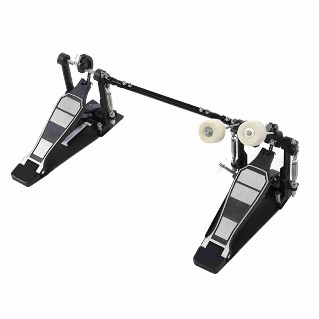 Pedal de Tambor Con Acabado en color negro, Capacidad de Ajuste de Resortes, Patada de Pie de Tambor, Amantes de la Batería para Bombo Domémico