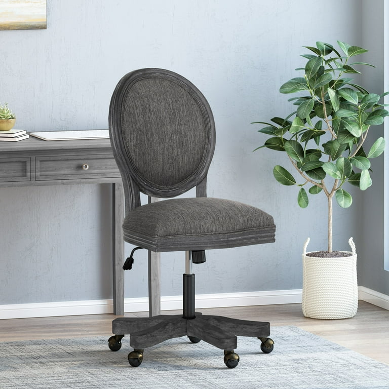 Charcoal grey store desk chair