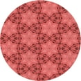 thumbnail image 1 of Ahgly Company Machine Washable Indoor Round Transitional Red Area Rugs, 8' Round, 1 of 7