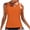 Orange, variant on Buigttklop Tankini Swimsuits for Women,Women Classic Print High Neck Tops Bathing Suit Tops for Tank Tops Swimsuits