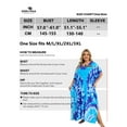 thumbnail image 4 of Plus Size Africa Kaftan Dress for Women Casual Beach Maxi Dresses Summer Vacation Outfits mumu Nightgown Lightweight Holiday Tunic Sleepwear, 4 of 8