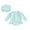 Green, variant on Jxzom Toddler Baby Girls One Piece Swimsuit Floral Zip Rash Guard Ruffled Swimwear 6M 9M 12M 18M 2T 3T Long Sleeve Bathing Suit