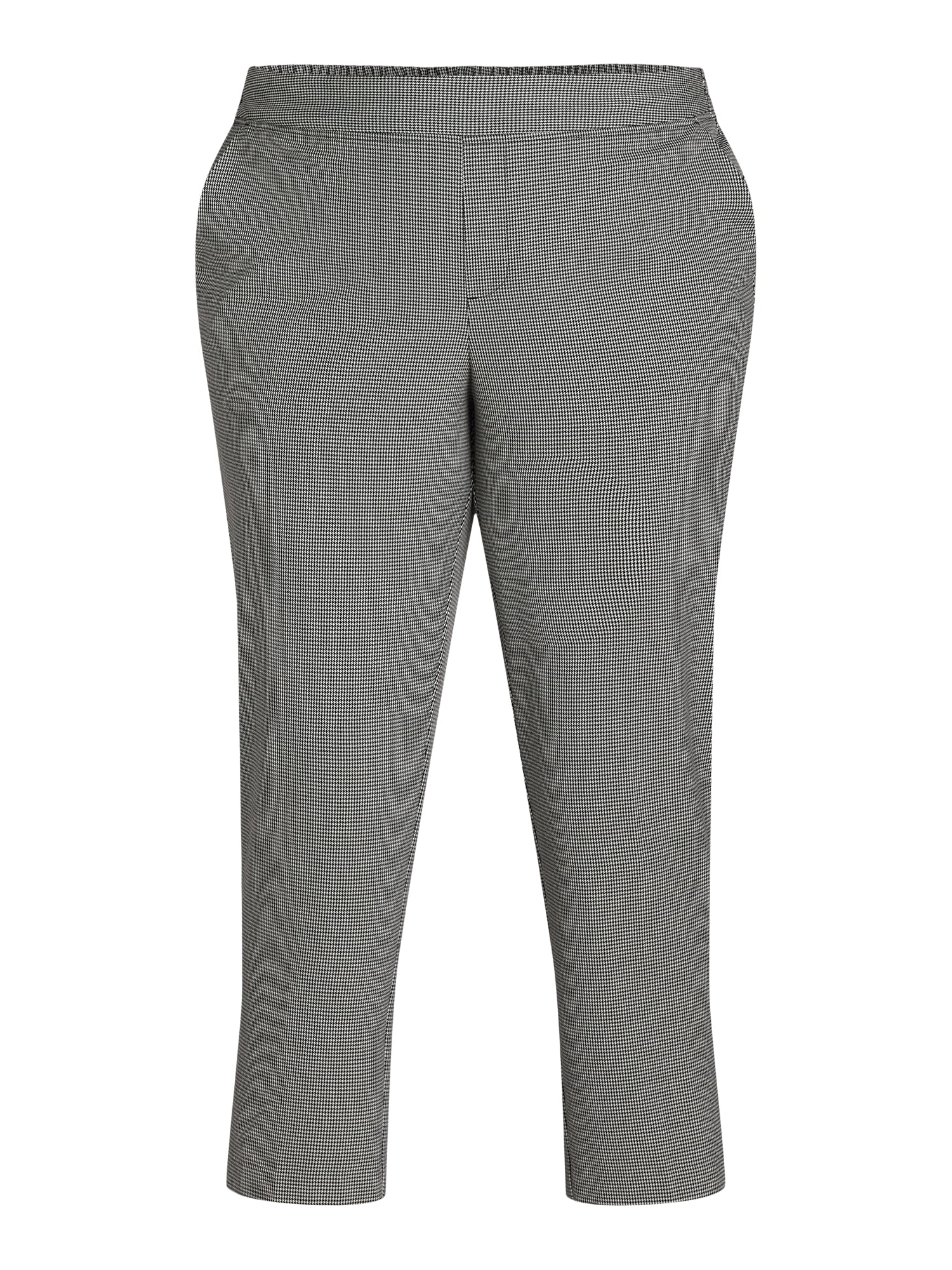 Just My Size by Hanes Women's Plus Tummy Control Dress Pants, Sizes 0X-4X, Regular & Petite