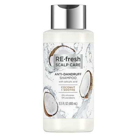 RE-fresh Scalp Care Shampoo Anti-Dandruff Coconut & Soothe Salicylic Acid 13.5