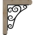 thumbnail image 3 of 3 1/2"W x 14"D x 16"H Tristan Craftsman Ironcrest Smooth Bracket, Douglas Fir (2"W x 10"D x 12"H Iron Bracket), 3 of 5