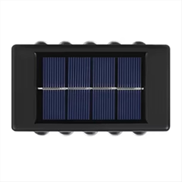 Aplique Solar de Pared para Exteriores, Impermeable, para Decoración de Jardín, Luces de Pared Hacia Arriba y Hacia Abajo, Impermeable, para Bañador de Pared Externo, Lámpara Solar