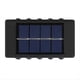 thumbnail image 1 of Aplique Solar de Pared para Exteriores, Impermeable, para Decoración de Jardín, Luces de Pared Hacia Arriba y Hacia Abajo, Impermeable, para Bañador de Pared Externo, Lámpara Solar, 1 of 5