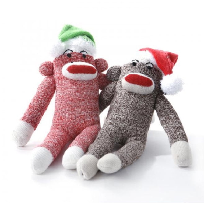 sock monkey dog toy walmart