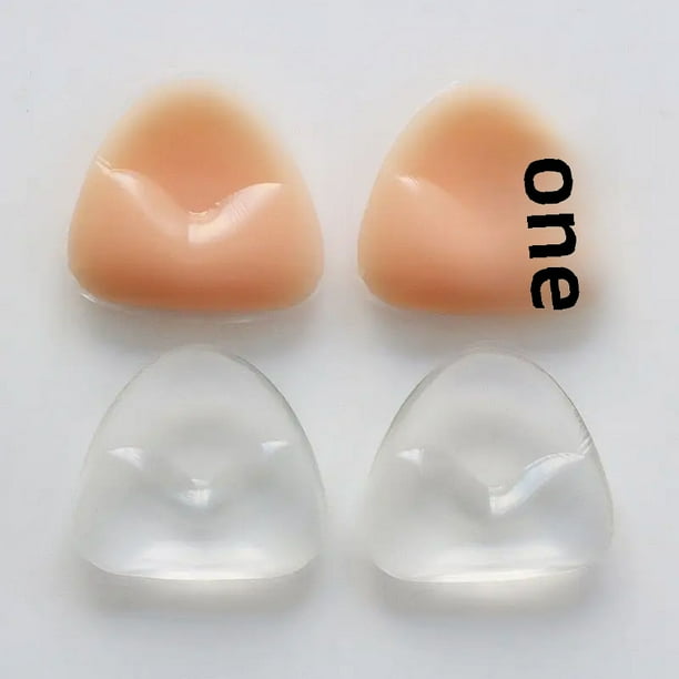 Inserciones de sujetador de silicona ultrafinas para agrandar el busto Almohadilla para el pecho Cómodo acolchado invisible para bikini Acolchado ultra suave especializado