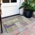 thumbnail image 6 of Addison Rugs Chantille Indoor/Outdoor Transitional Rectangles Green Washable Rectangle Rug, 1'8" x 2'6", 6 of 6