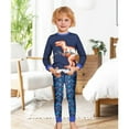 thumbnail image 2 of Jhhlsf Matching Sets for Boys Girls Pajamas Dinosaur 2 Pcs Pj'S Sleepwear Kids Clothes, 2 of 5