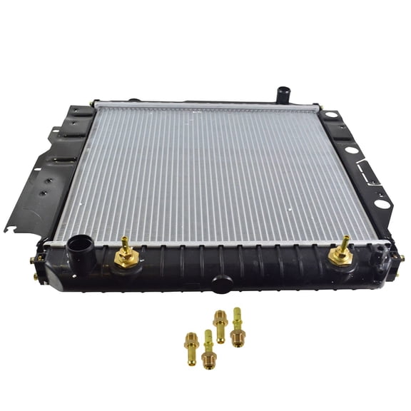 Radiator Assembly Aluminum Core Plastic Tank Direct Fit for Jeep Wrangler Truck RDA82858
