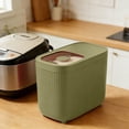 thumbnail image 2 of zhangmingg Airtight Dry Food Storage Container with Dispenser for Rice Cereals and Pet Food Kitchen Organization Solution, 2 of 4