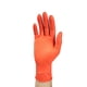 thumbnail image 1 of orange Gloves, Nitrile Disposable Heavy Duty Raised Diamond Grip Mechanic Glove, 100pcs（L） Latex Raised Diamond Grip Mechanic Glove for Men and Women, 1 of 5