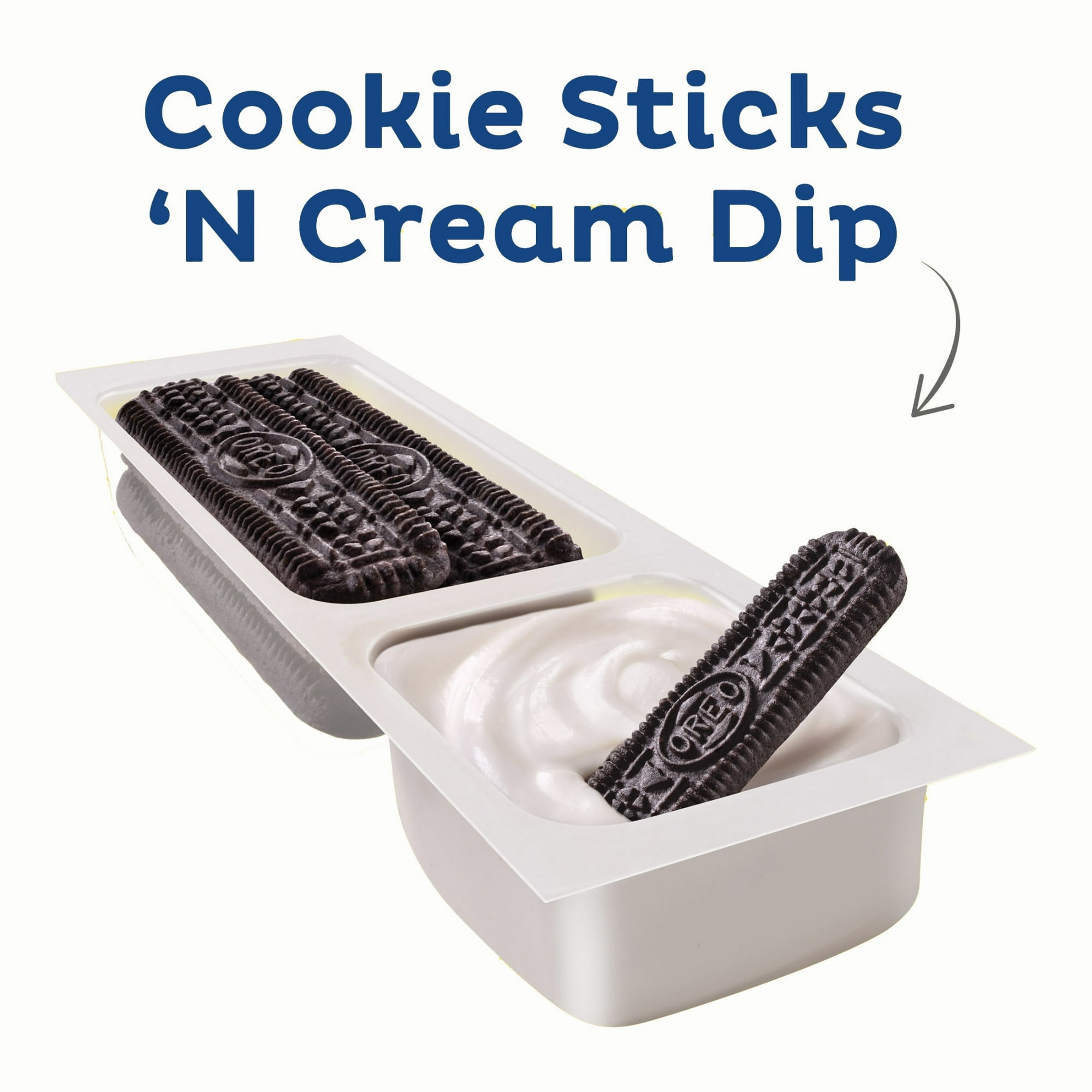 Handi-Snacks OREO Cookie Sticks 'N Creme Dip Snack Packs, 10 Snack Packs - ( 4pack )