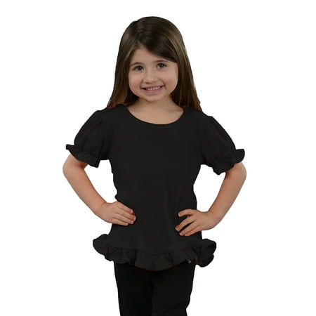 - MONAG Toddler Short Sleeve Ruffle Tee
