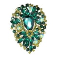 thumbnail image 2 of Eoperou Vivid Appearance Exquisite Brooch Pin Lightweight Decorative Polishing Faux Crystal Waterdrop Shape Women Pin Costume Accessories, 2 of 7