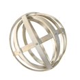 thumbnail image 2 of A&B Home 10.5" Decorative Ball in White-Color:Whitewash,Style:Contemporary, 2 of 2