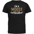 thumbnail image 2 of I'm A Moose What's Your Superpower Black Adult T-Shirt, 2 of 2