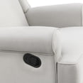 thumbnail image 4 of Oxford Baby Teegan Manual Upholstered Glider Recliner Rocking Chair 360° Swivel for Nursery and Living Room – Sand​, 4 of 8