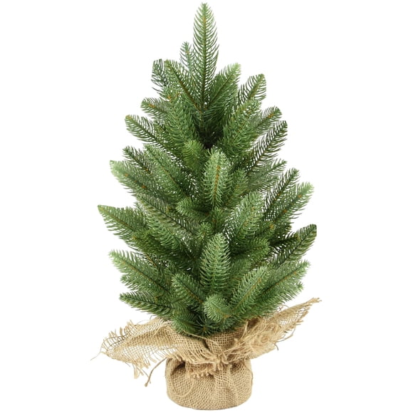 Árbol de Navidad Artificial Mini BOOPNEW de 45 cm con Base de Bolsa de Tela