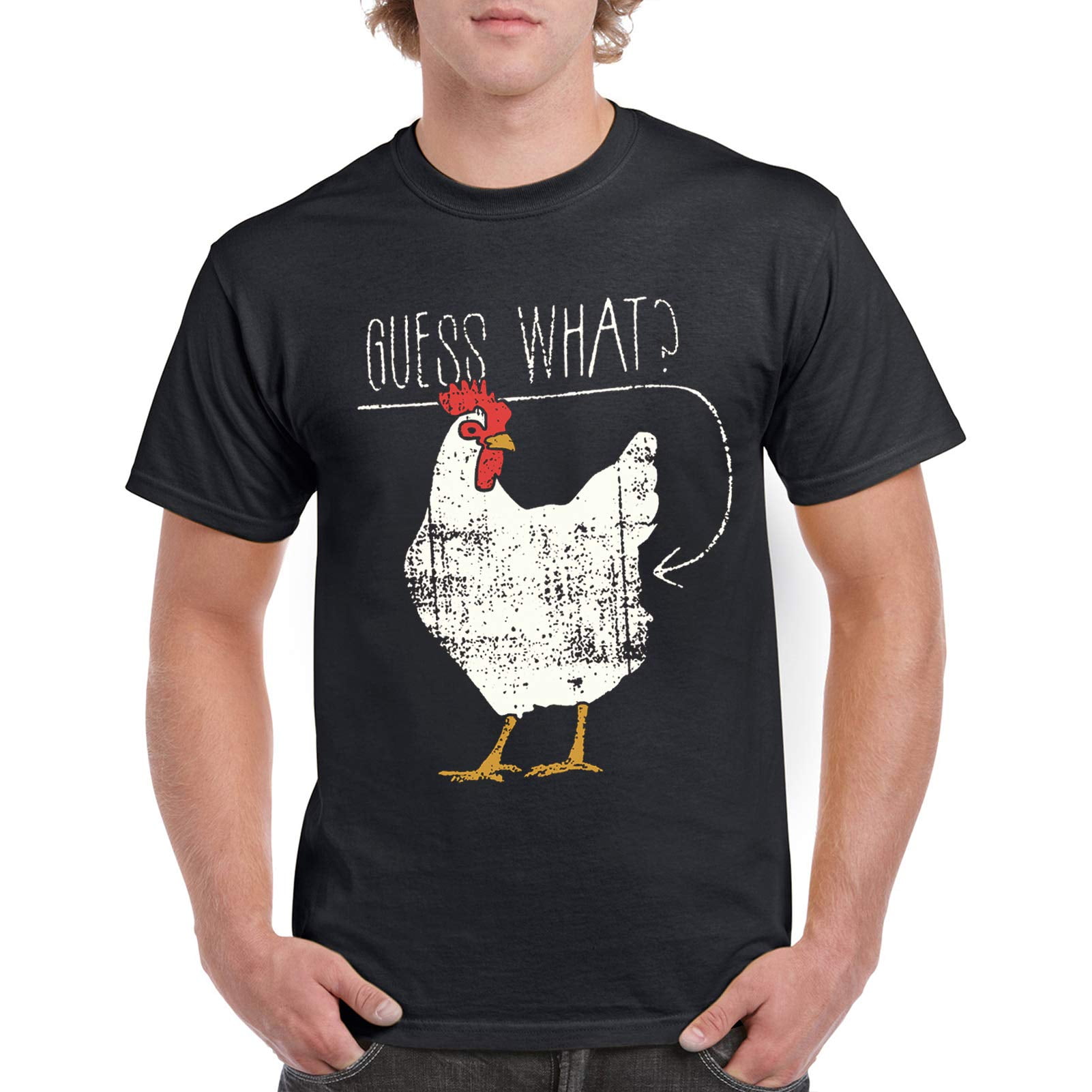 Guess what chicken t shirt on sale