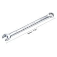 thumbnail image 2 of Uxcell 8mm Combination Wrench with Offset Box End and Angled Open End, Metric Mirror-Chrome Plated High Carbon Steel, 2 of 5