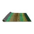 thumbnail image 2 of Ahgly Company Indoor Rectangle Abstract Turquoise Blue Contemporary Area Rugs, 8' x 12', 2 of 4