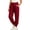 Y11-Red, variant on Mifsaly Girls Cotton Joggers Elastic Waist Straight Leg Casual Sweapants with Pockets Kids Warm Fall Winter Back School Outfits