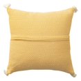 thumbnail image 6 of Ox Bay Sasha 18" x 18" Yellow Chevron Stripe Turkish Cotton Adult Decorative Throw Pillow, 6 of 8