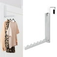 thumbnail image 2 of Laundry Room Hanging Rack Over The Door Hook Laundry Room Hanging Rack Folding Clothes Hanger, 2 of 6