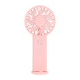thumbnail image 1 of Ventilador deportivo de mano Ventilador pequeño con carga USB para acampar Senderismo Pesca (Rosa), 1 of 3