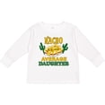 thumbnail image 3 of Inktastic Nacho Average Daughter with Nachos and Cacti Boys or Girls Long Sleeve Toddler T-Shirt, 3 of 5